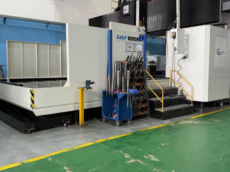 Used Guosheng GMF 4042 RH Fixed-Beam CNC Gantry Machining Center with FANUC 0i-MF Plus photo 1