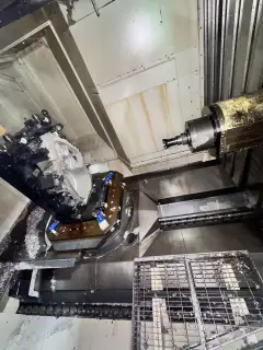 Used Mori Seiki NH 10000 DCG Horizontal Dual-Station Machining Center with FANUC MSX-701 IV photo 6