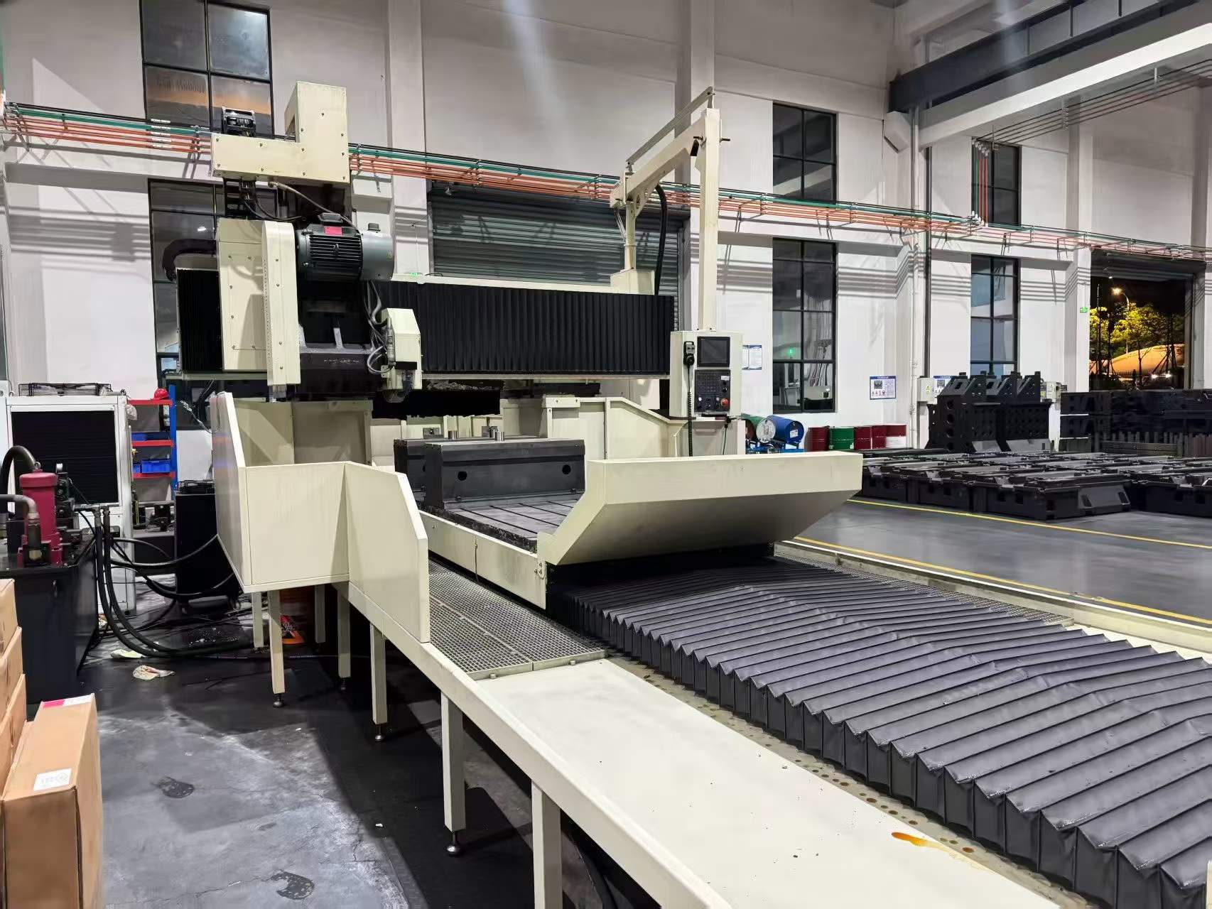 Used Taiwan Falcon CNC Gantry Grinders, Twin-Head & Single-Head, SYNTEC Control photo 2