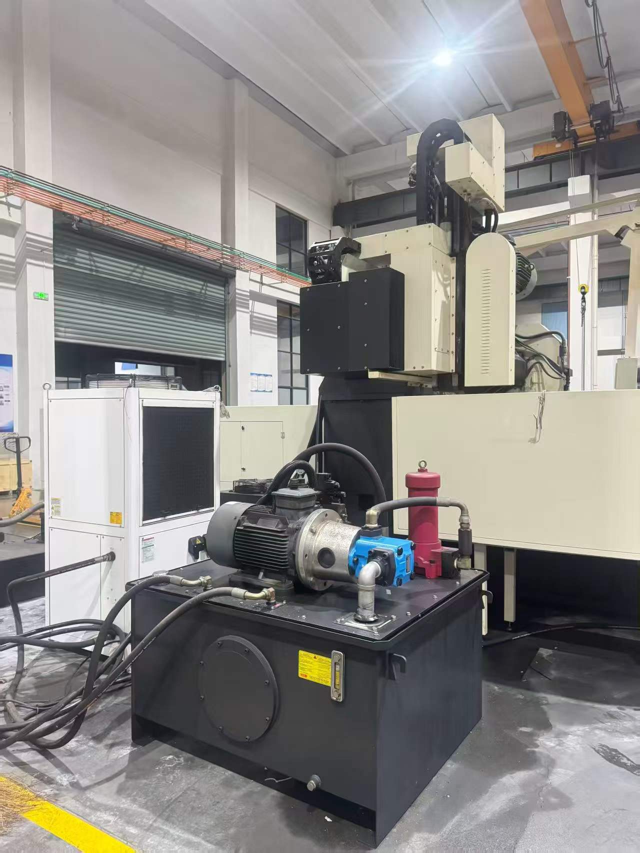 Used Taiwan Falcon CNC Gantry Grinders, Twin-Head & Single-Head, SYNTEC Control photo 3