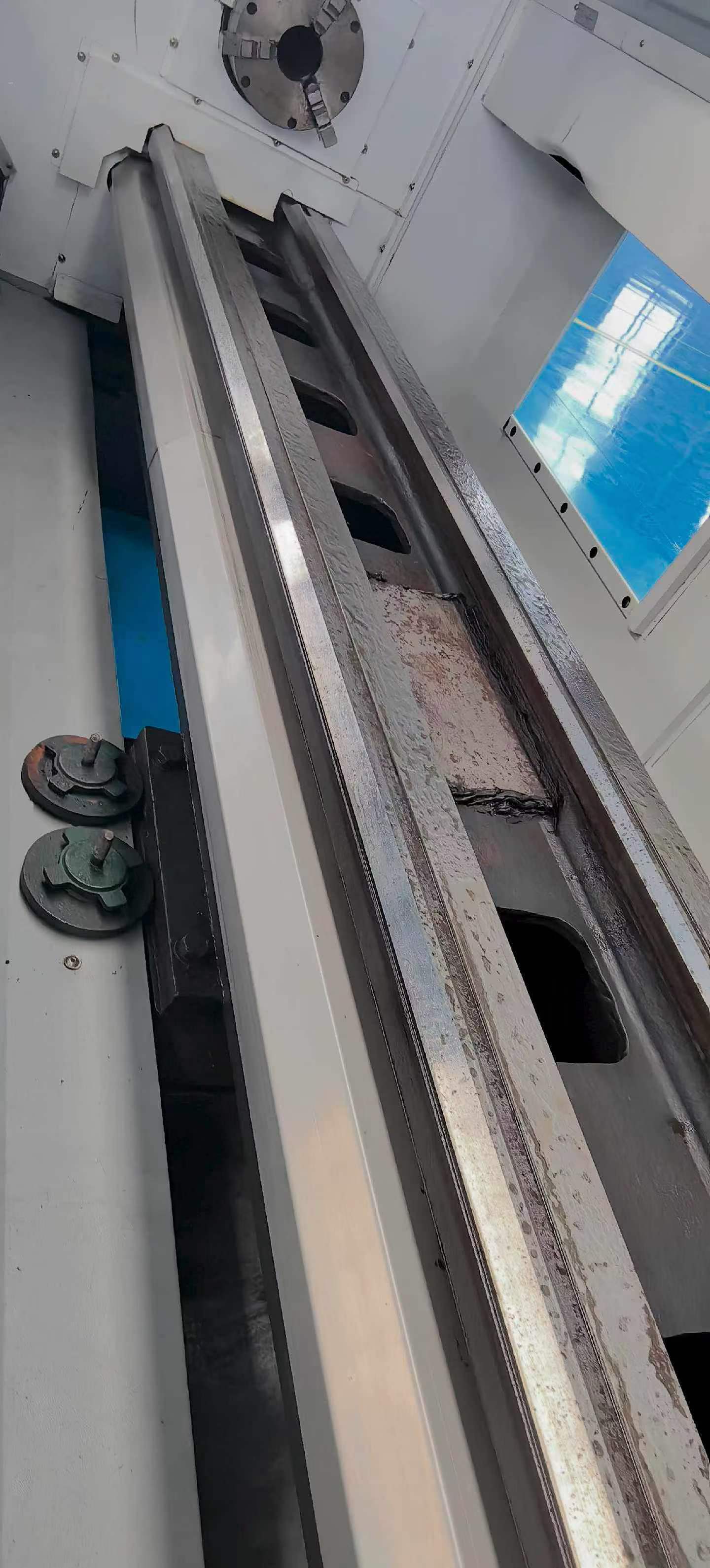 Used Shandong SanJi 6150/3000 CNC Lathe with GSK photo 3