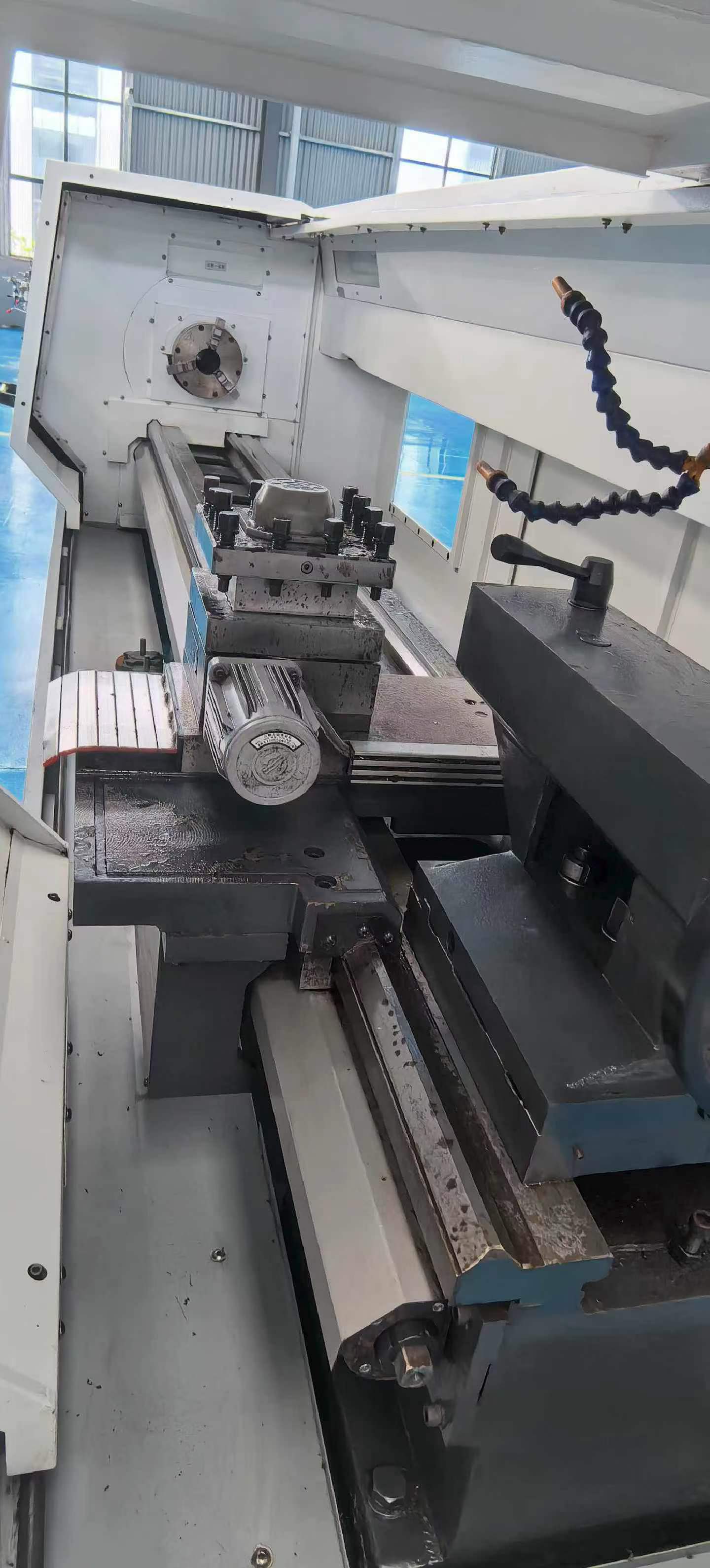 Used Shandong SanJi 6150/3000 CNC Lathe with GSK photo 5