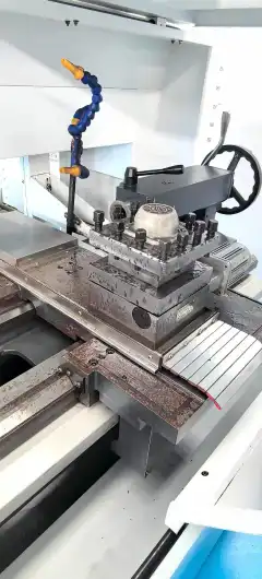 Used Shandong SanJi 6150/3000 CNC Lathe with GSK photo 9