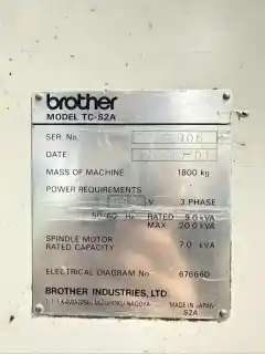 Used Brother High-Speed Drilling and Tapping Center photo 4