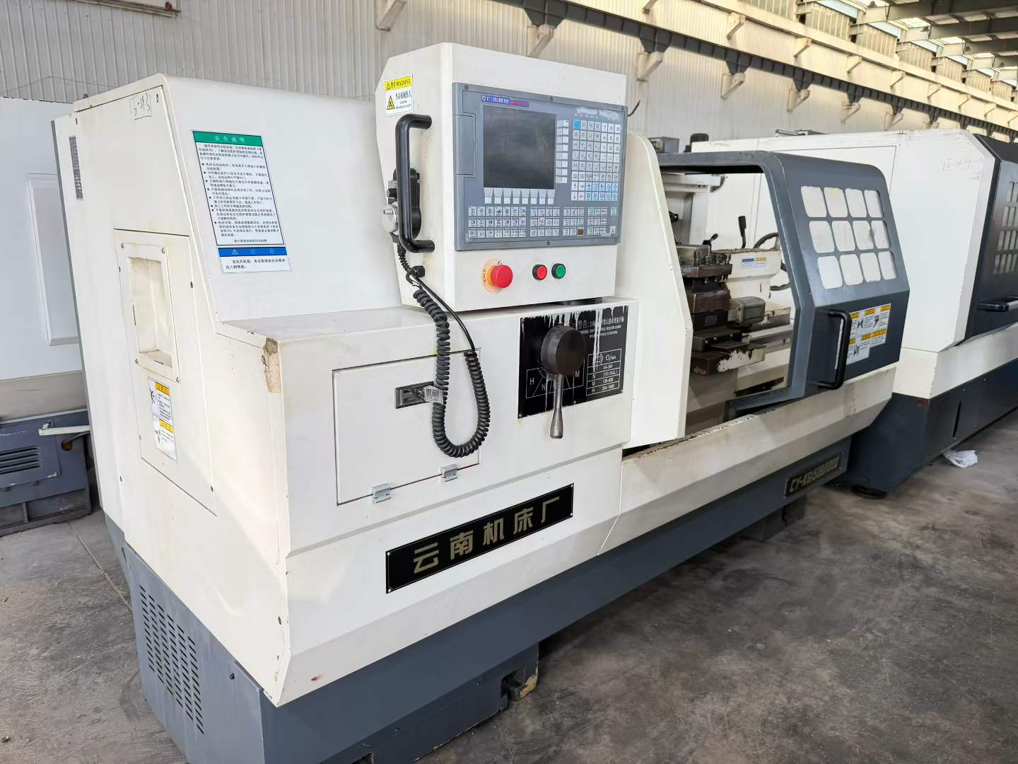 Used Yunnan 6150/1 m CNC Lathe with 82 mm Spindle Bore photo 1