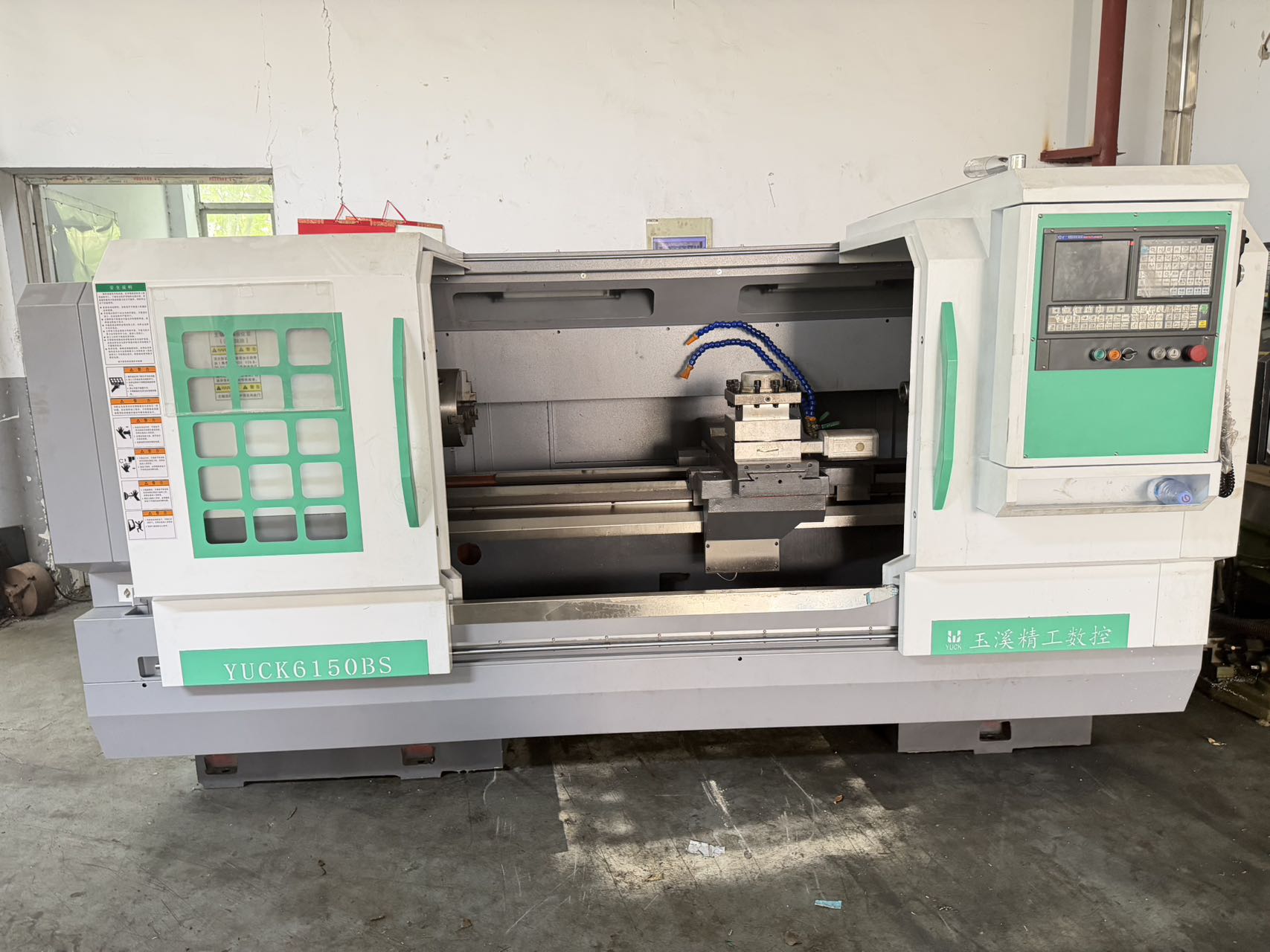 2026 Nearly New Yuxi 6150 x 1500 CNC Lathe with GSK 980 TB 3i photo 1