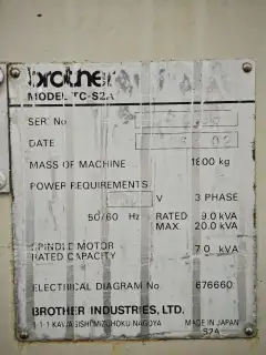 Used Brother TC-S 2 A Vertical Machining Center photo 5