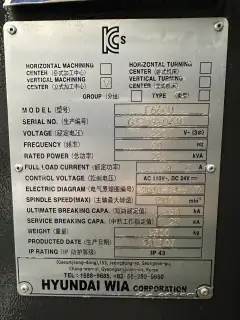 Used Hyundai WIA F 660 M High-Speed Machining Center with Fanuc (2 Units) photo 8