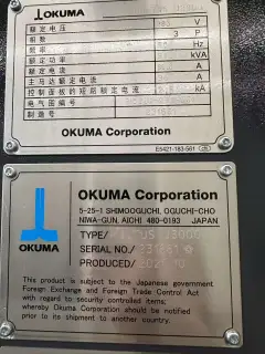 Used Okuma U 3000 5-Axis Turn-Mill CNC Lathe with OSP-P 300 SA-H photo 8