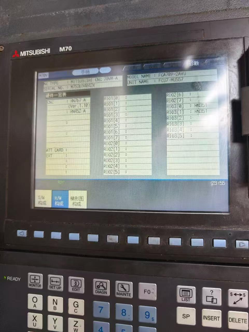 Used Leadwell T 500 Drilling and Tapping Center with Mitsubishi M 70 AA photo 2