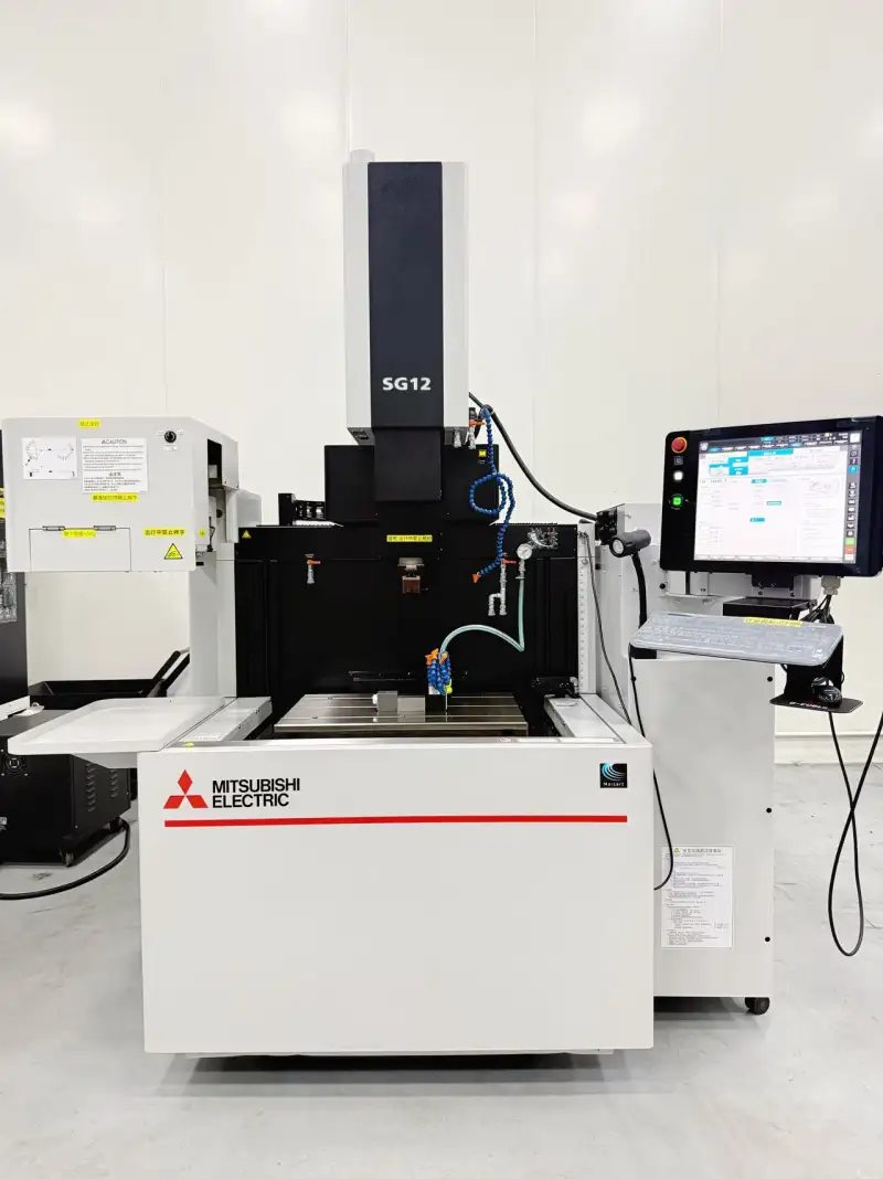Used Mitsubishi SG 12 EDM Machine (Top Configuration) with C-Axis and 9-Position Electrode Magazine photo 1