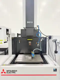 Used Mitsubishi SG 12 EDM Machine (Top Configuration) with C-Axis and 9-Position Electrode Magazine photo 2