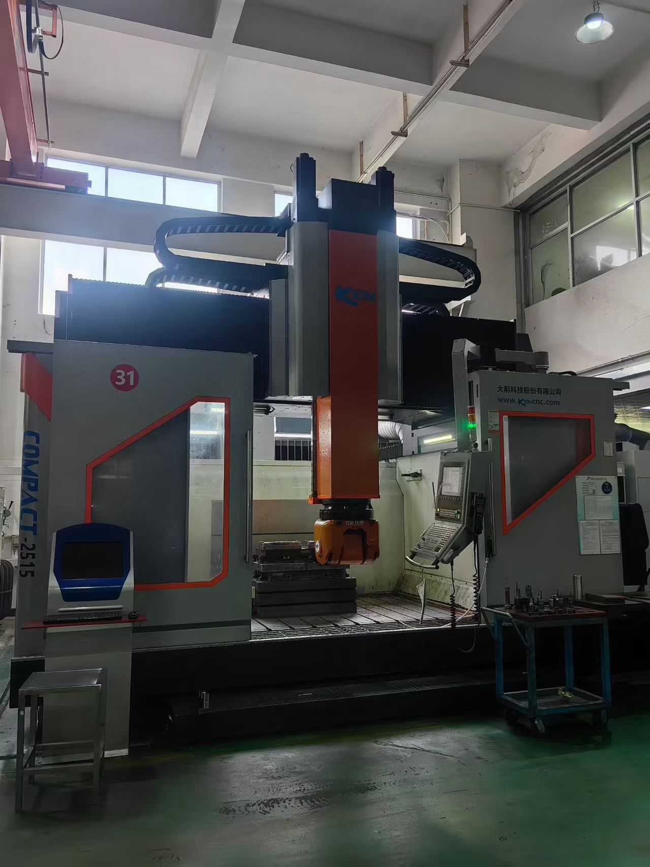 Used Ta Chien 2515 5-Axis Gantry Machining Center with HEIDENHAIN