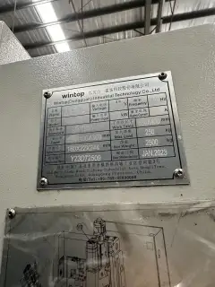 Used Taiyi T 500 Vertical Machining Center with Mitsubishi M 80 A photo 8