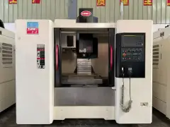 Nearly New JiRFINE V 8 Vertical Machining Center with FANUC 0i-MF Plus photo 2