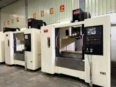 Nearly New JiRFINE V 8 Vertical Machining Center with FANUC 0i-MF Plus photo 3