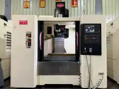 Nearly New JiRFINE V 8 Vertical Machining Center with FANUC 0i-MF Plus photo 4
