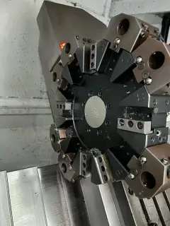 Two Nearly New Yuanjie 46 Turret-Type CNC Lathes with SYNTEC photo 5