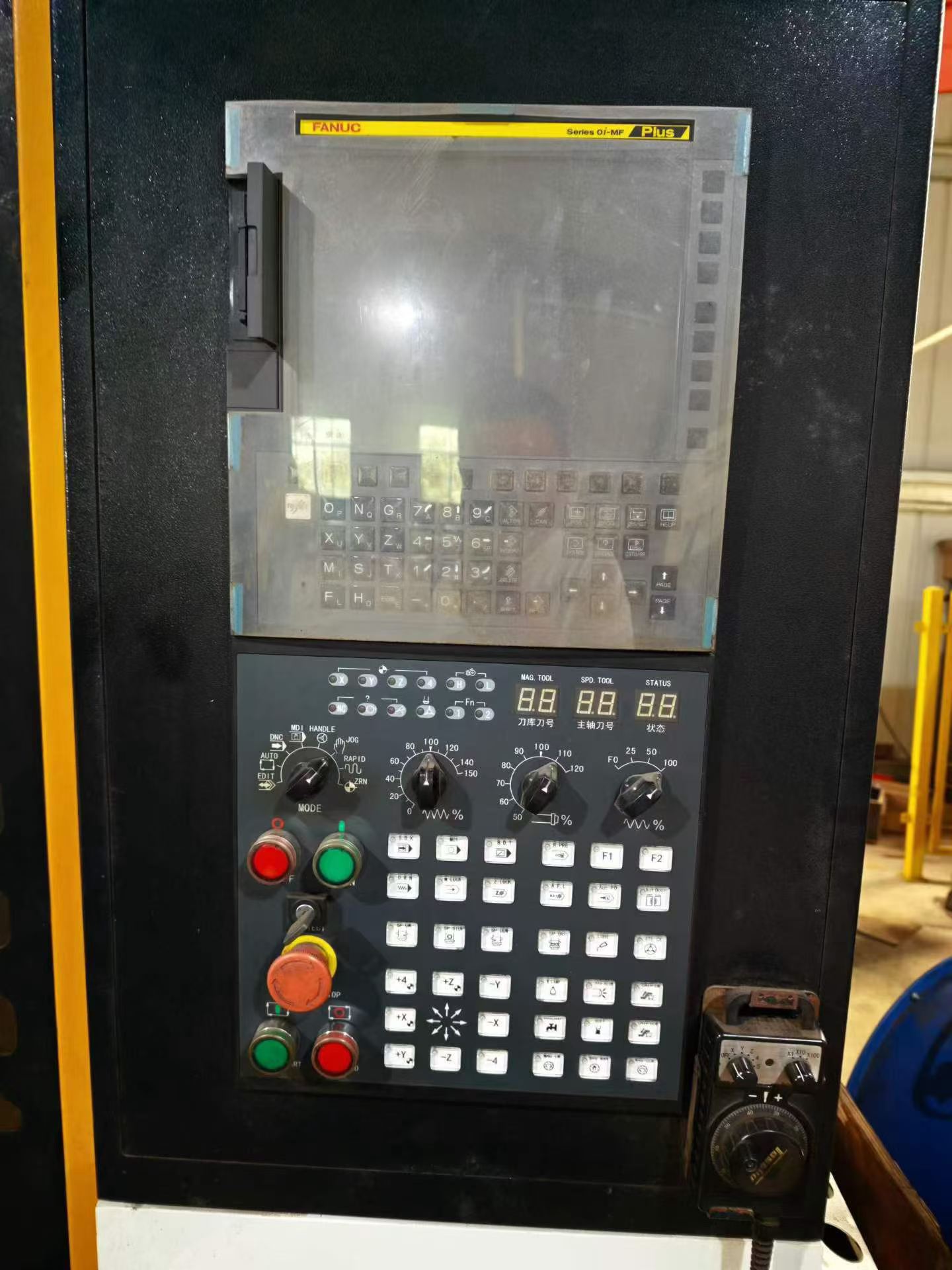 Used Baoji 850 Vertical Machining Center with FANUC 0i-MF Plus photo 3