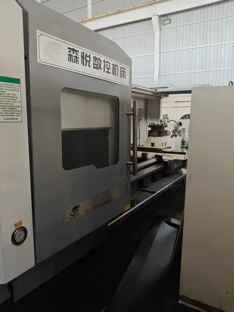 Torno CNC CAK 61110 de 3 m, para trabajo pesado, usado, con GSK