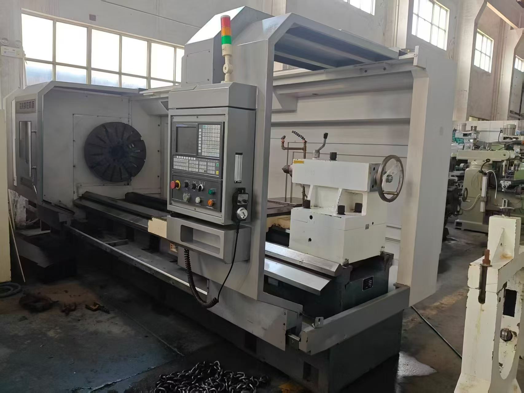 Used Heavy-Duty CAK 61110 3 m CNC Lathe with GSK photo 5