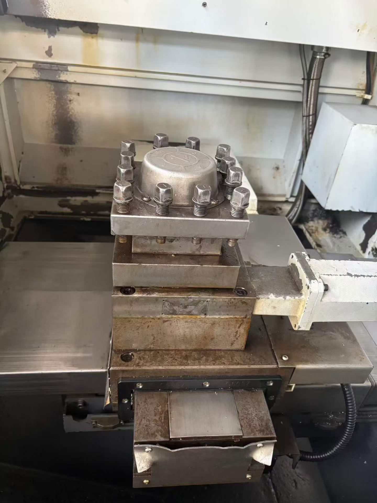 Used CNC Lathe with GSK 980 TB 3 Control photo 4