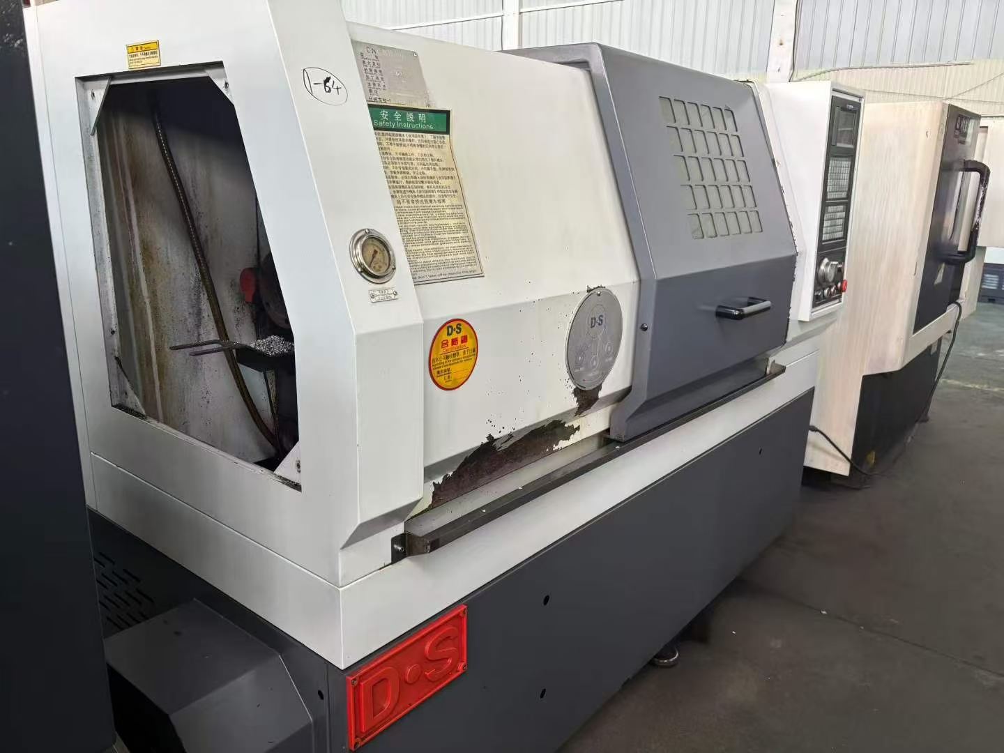 Used CNC Lathe with GSK 980 TB 3 Control photo 6