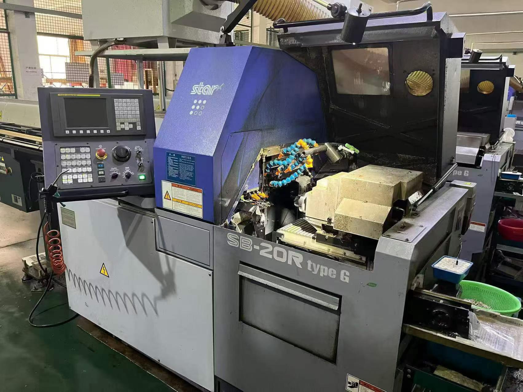 4 Units Star SB-20 R Type G 5-Axis Swiss-Type CNC Lathe