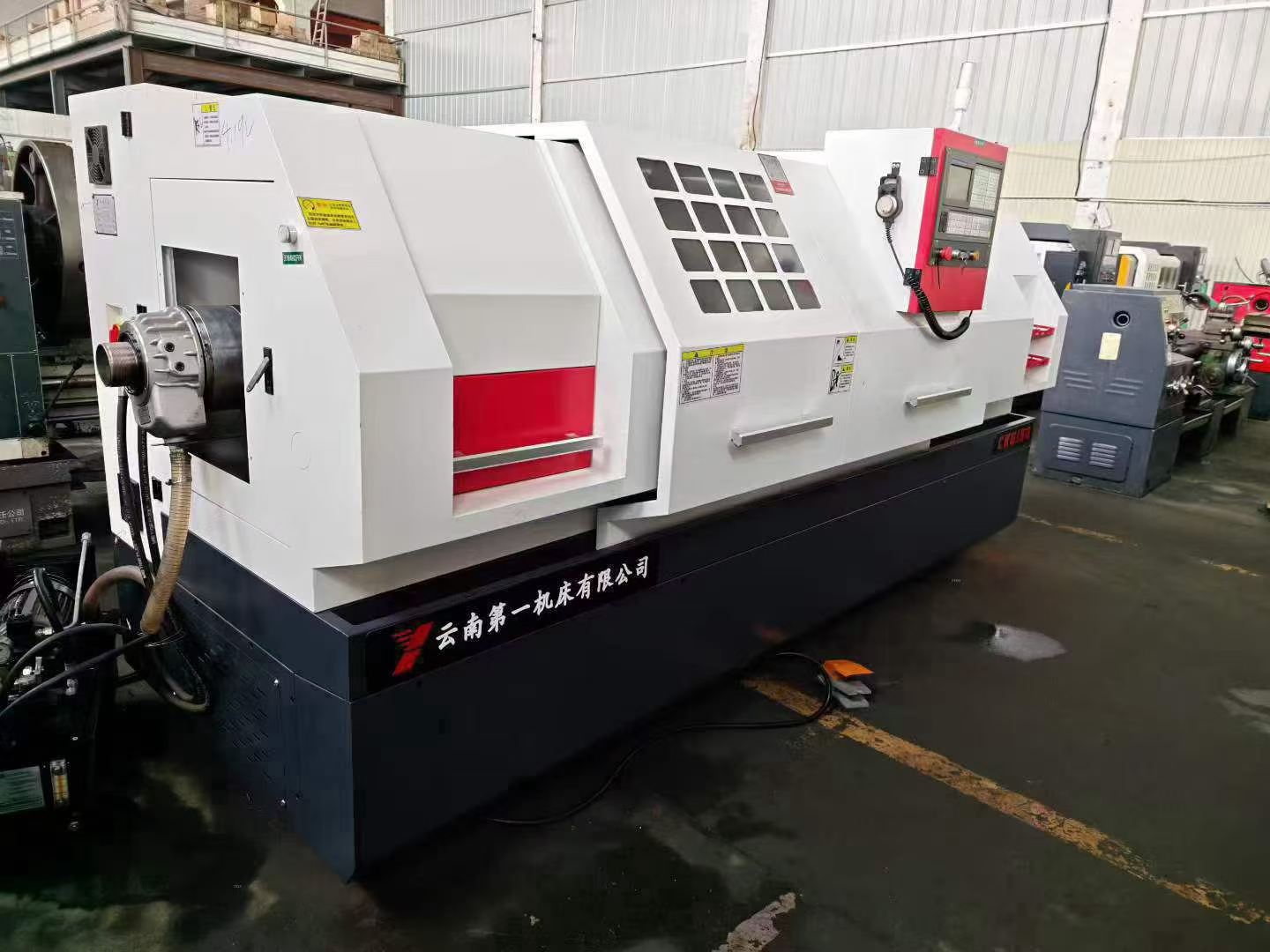 Mesin Bubut CNC Yunnan Yiji CK 6150 B 2 m 2024 dengan GSK 980 TB 3
