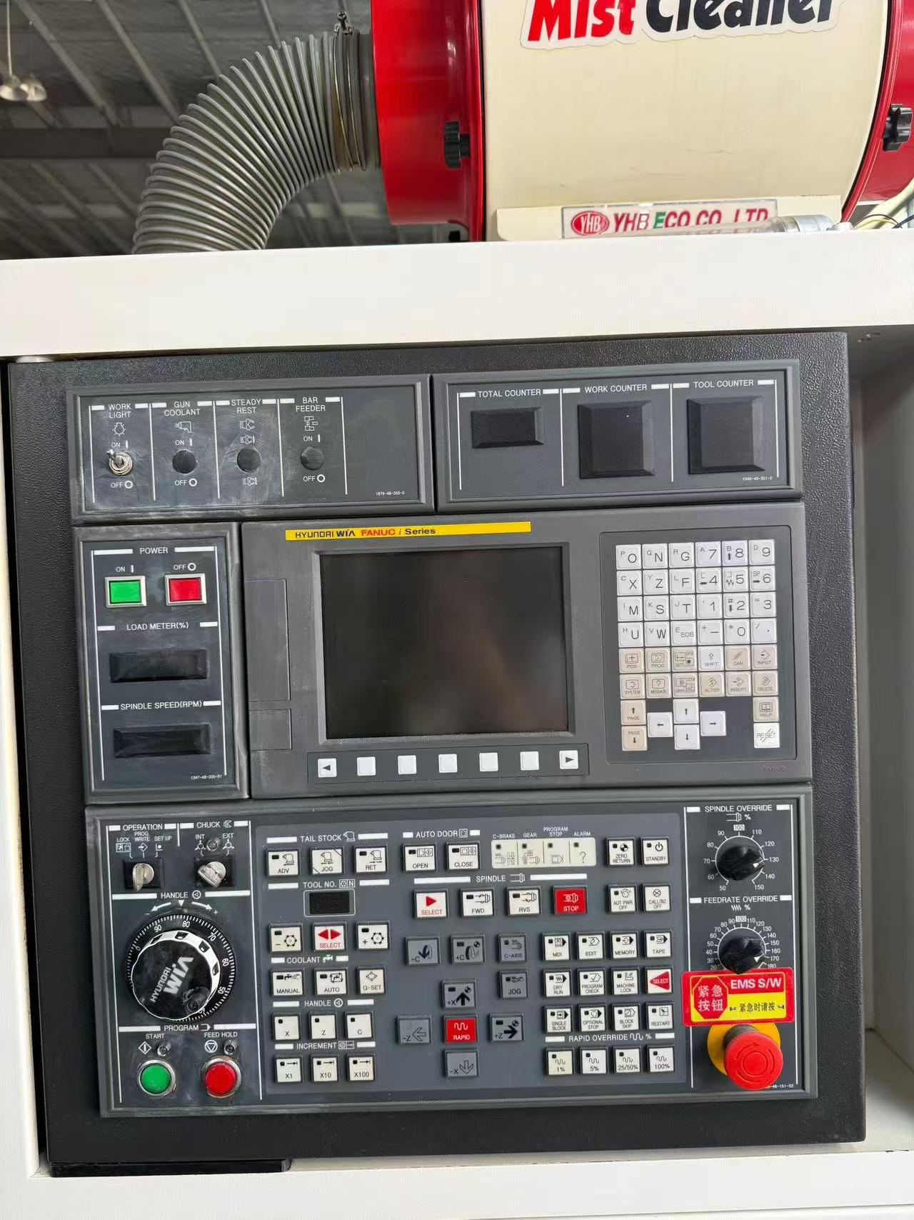 Used Hyundai WIA HD 2200 CNC Lathe with FANUC photo 3