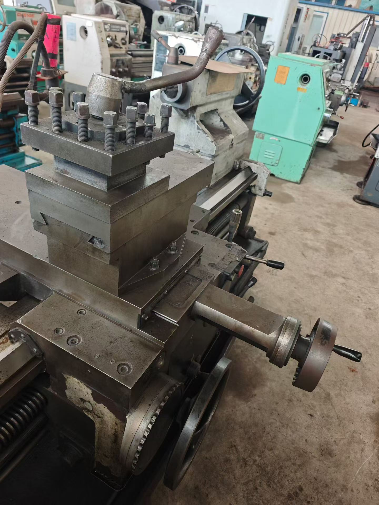 Used Dalian 6180 Lathe, 1.5 m Bed, 90% New photo 5