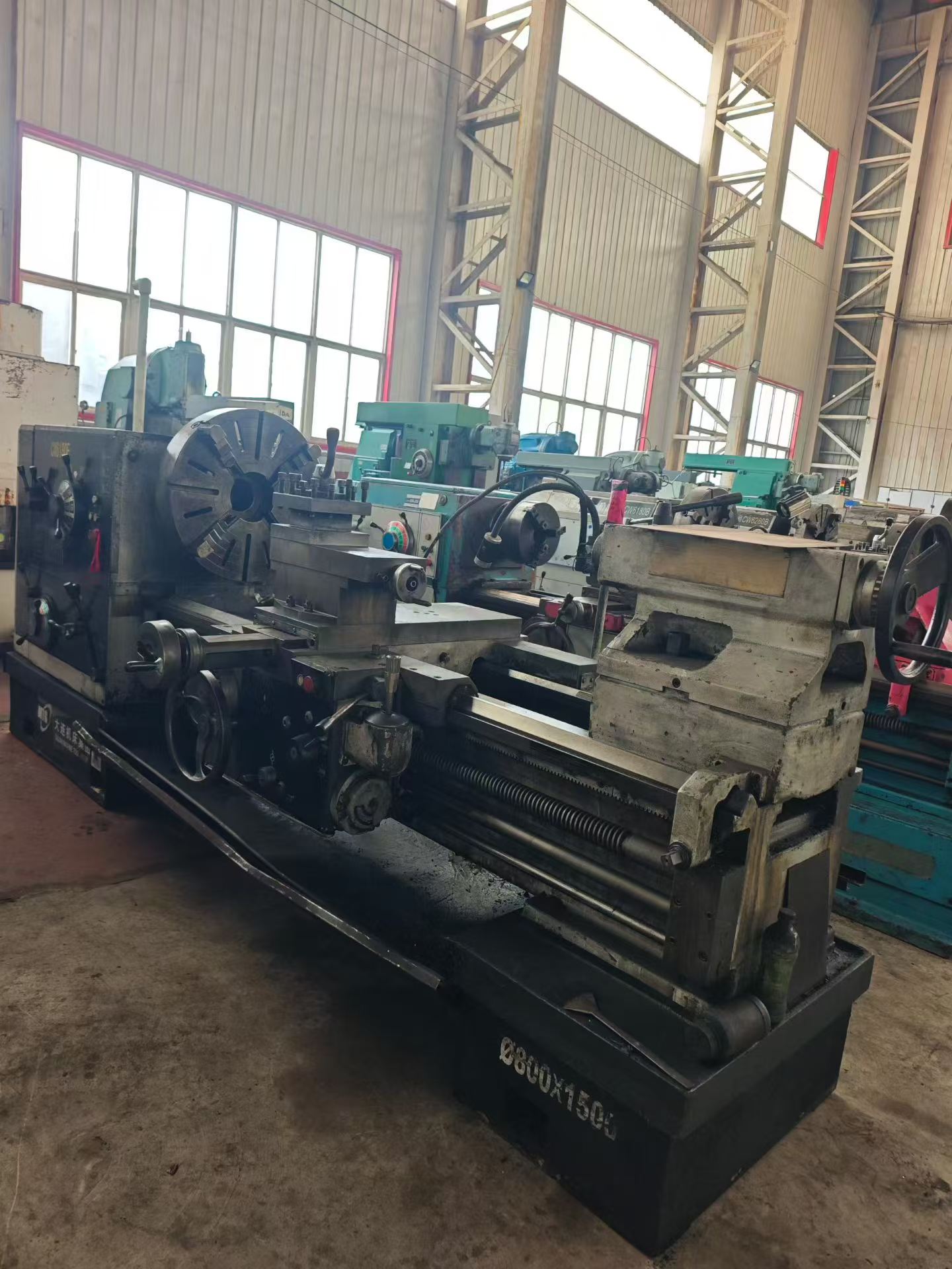 Used Dalian 6180 Lathe, 1.5 m Bed, 90% New photo 6