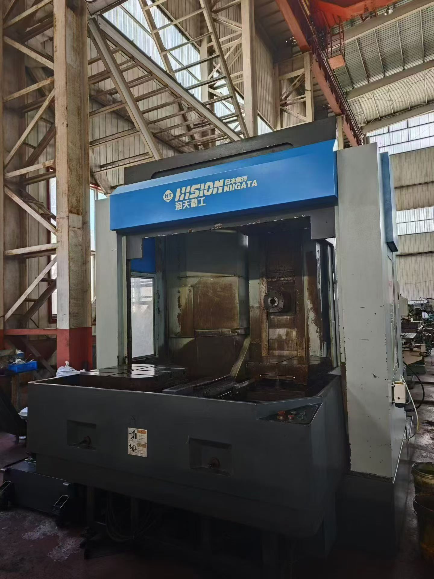 Used Haitian 630 Dual-Station Horizontal Machining Center with FANUC photo 5
