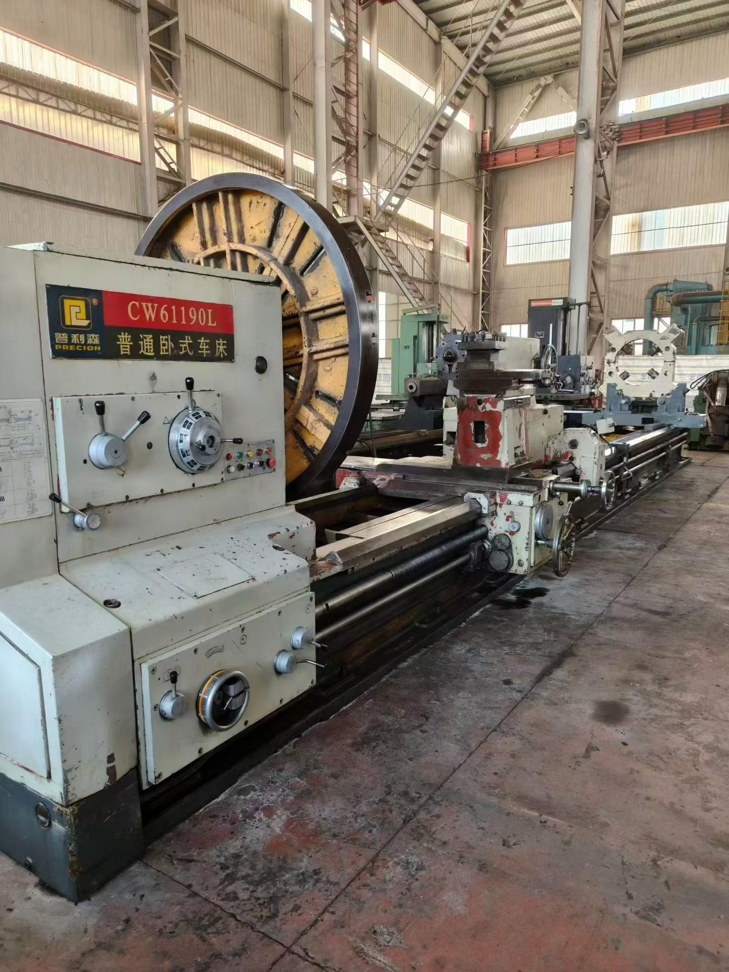 Pulishen 61190 Heavy Duty Lathe, 8 m Center Distance, 1.1 m Guideway photo 2