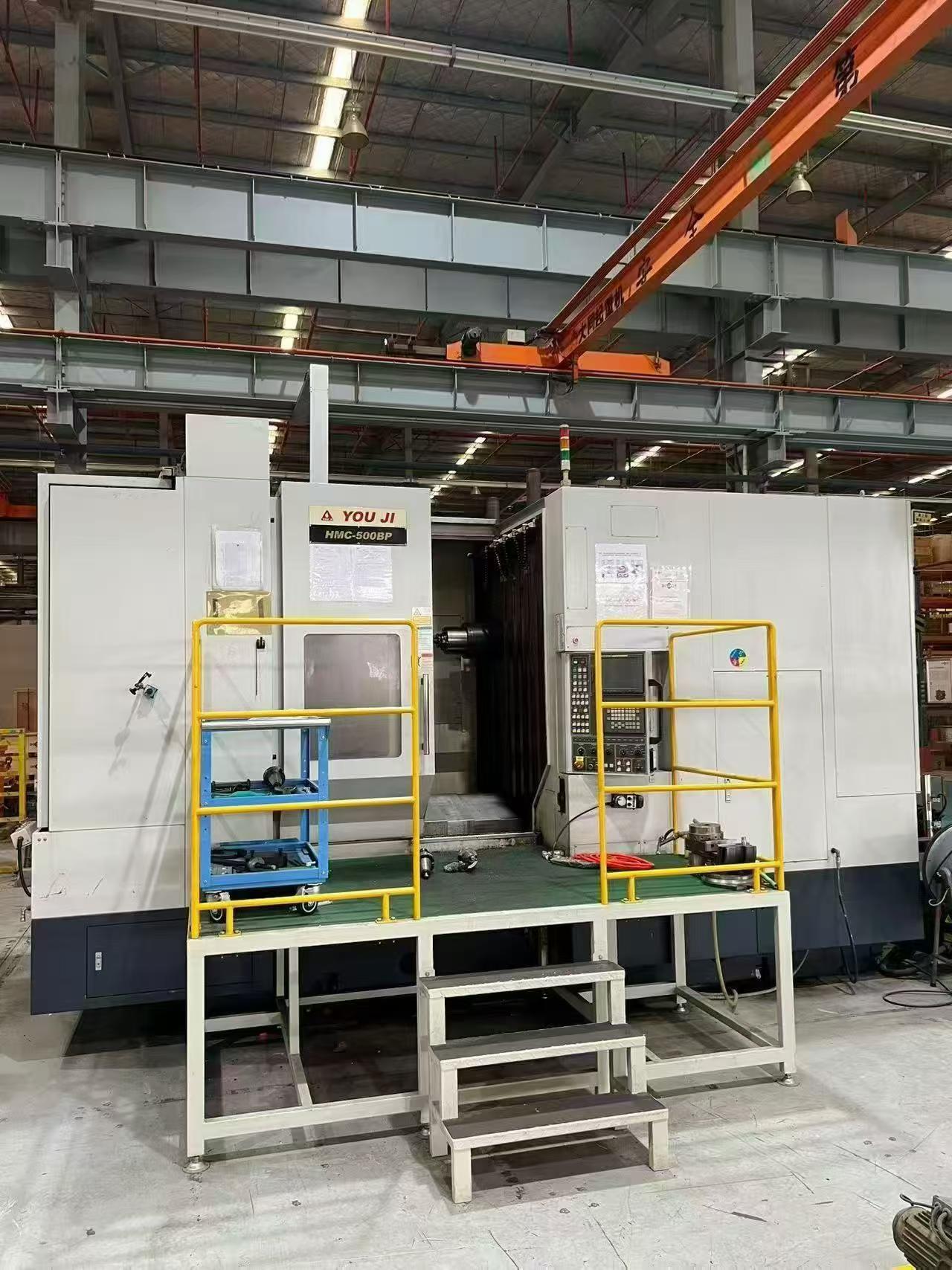Used You Ji HMC 500 BP Horizontal Machining Center with FANUC photo 2