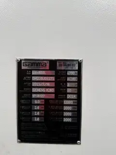 Used Gamma LV 800 Machining Center with Siemens 828 D photo 6
