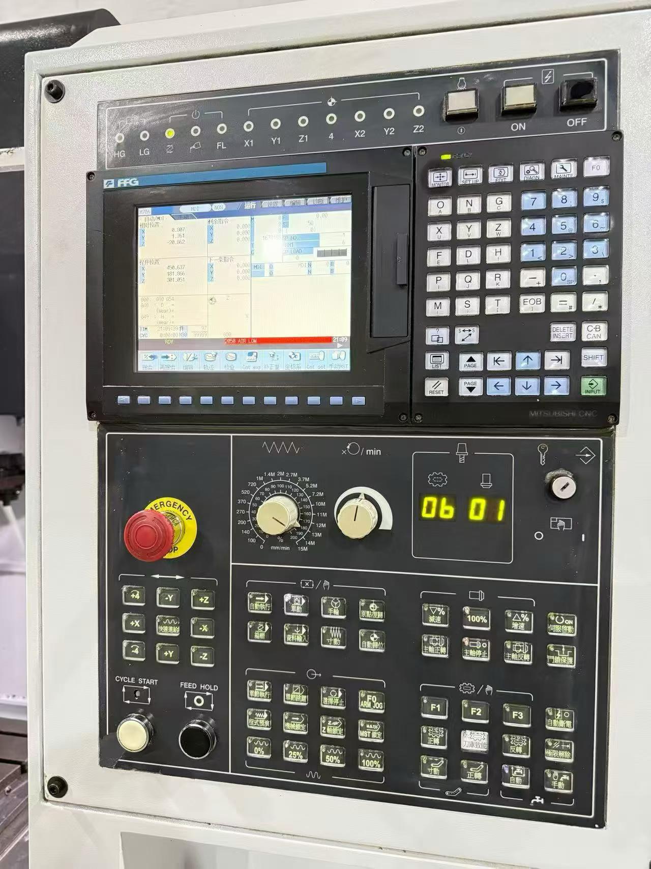 Used Taiwan Fair Friend 23 A (V 6) Vertical Machining Center with Mitsubishi M 70 - 2 Units Available photo 4