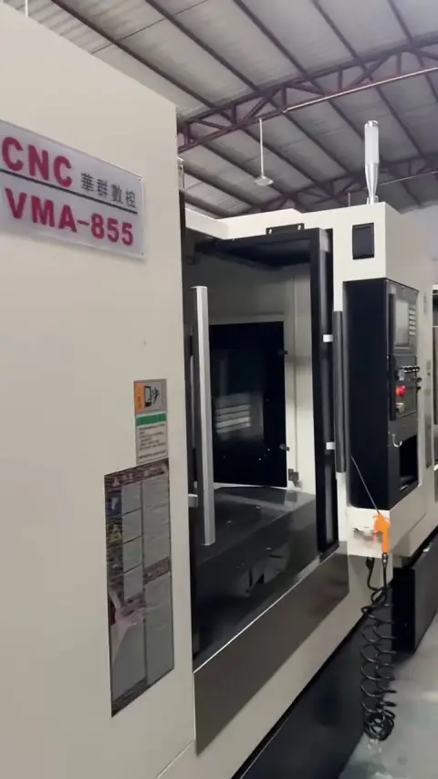 Centro de mecanizado vertical usado para trabajo pesado Huaqun 855 con SYNTEC 22 MA Plus