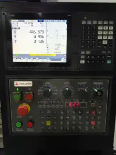 Used Jin Hong JH-LV 850 Vertical Machining Center with Mitsubishi M 80 photo 7