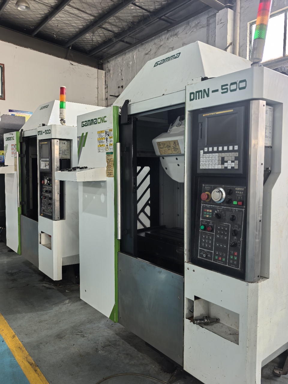 Used Gamma DMN-500 L Drilling and Tapping Center with FANUC 0i-MF