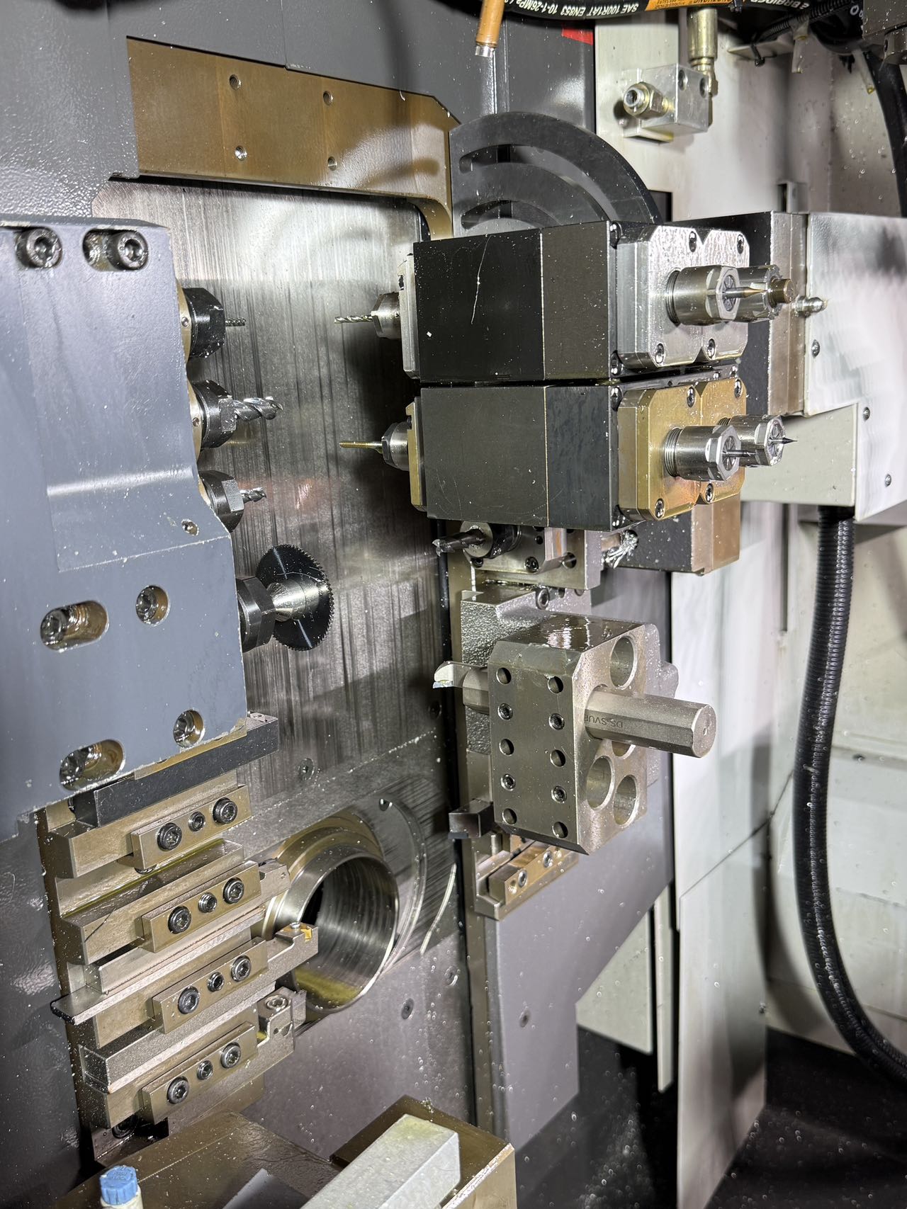 Used Tsugami BO 385 C Swiss-Type CNC Lathe with FANUC 0i-TF Plus photo 3