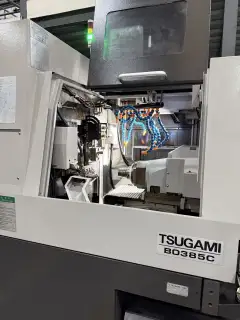 Used Tsugami BO 385 C Swiss-Type CNC Lathe with FANUC 0i-TF Plus photo 6