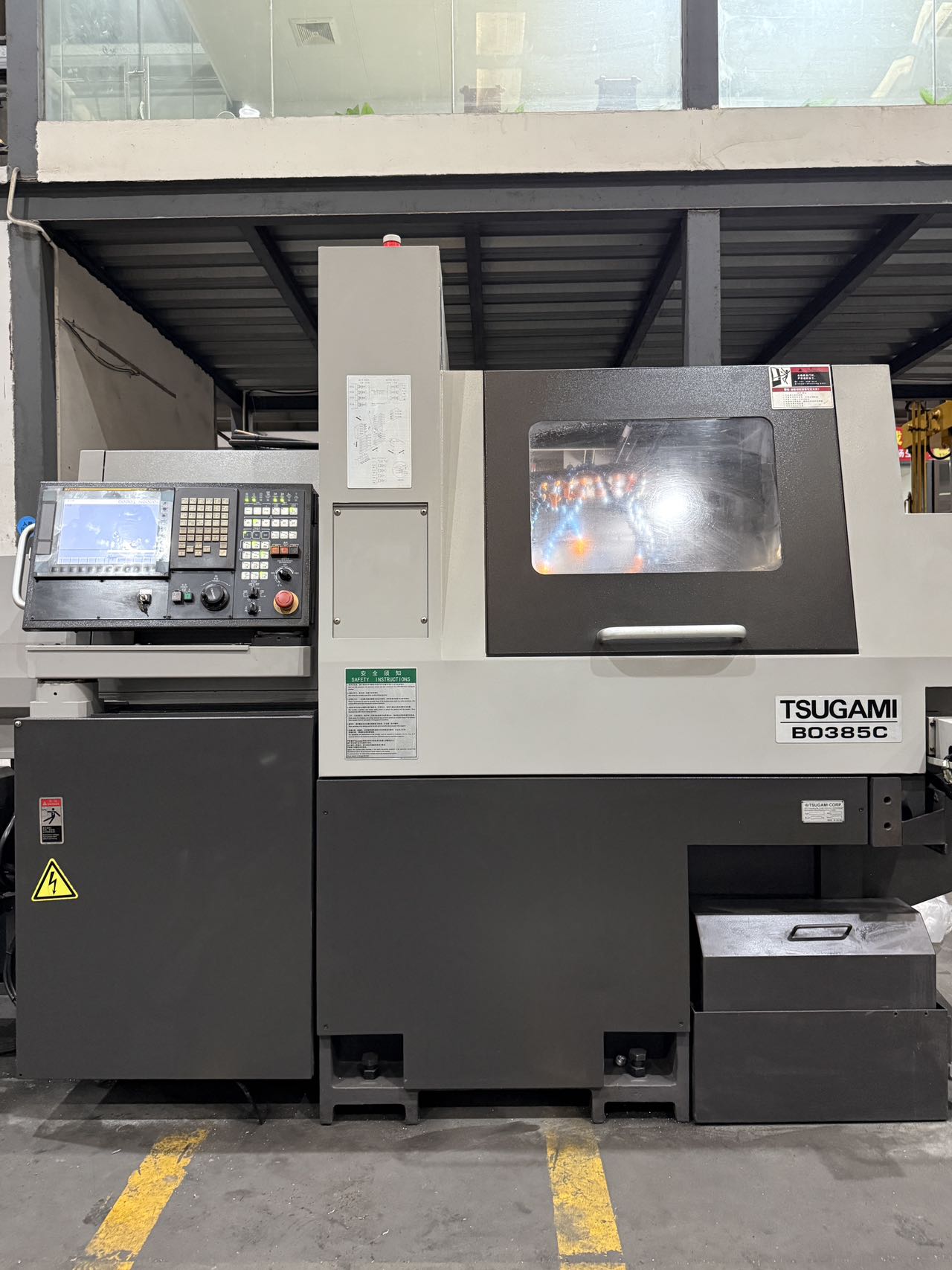 Used Tsugami BO 385 C Swiss-Type CNC Lathe with FANUC 0i-TF Plus photo 7