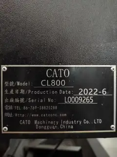 Used CATO CL 800 Machining Center – 5 Units Available, FANUC 0i-MF Plus photo 8