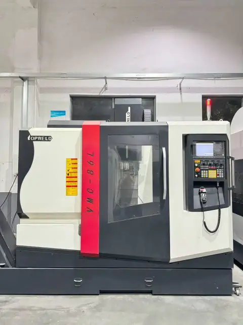 Centro de mecanizado vertical TOPWELD 860 L usado con FANUC 0i-MF Plus