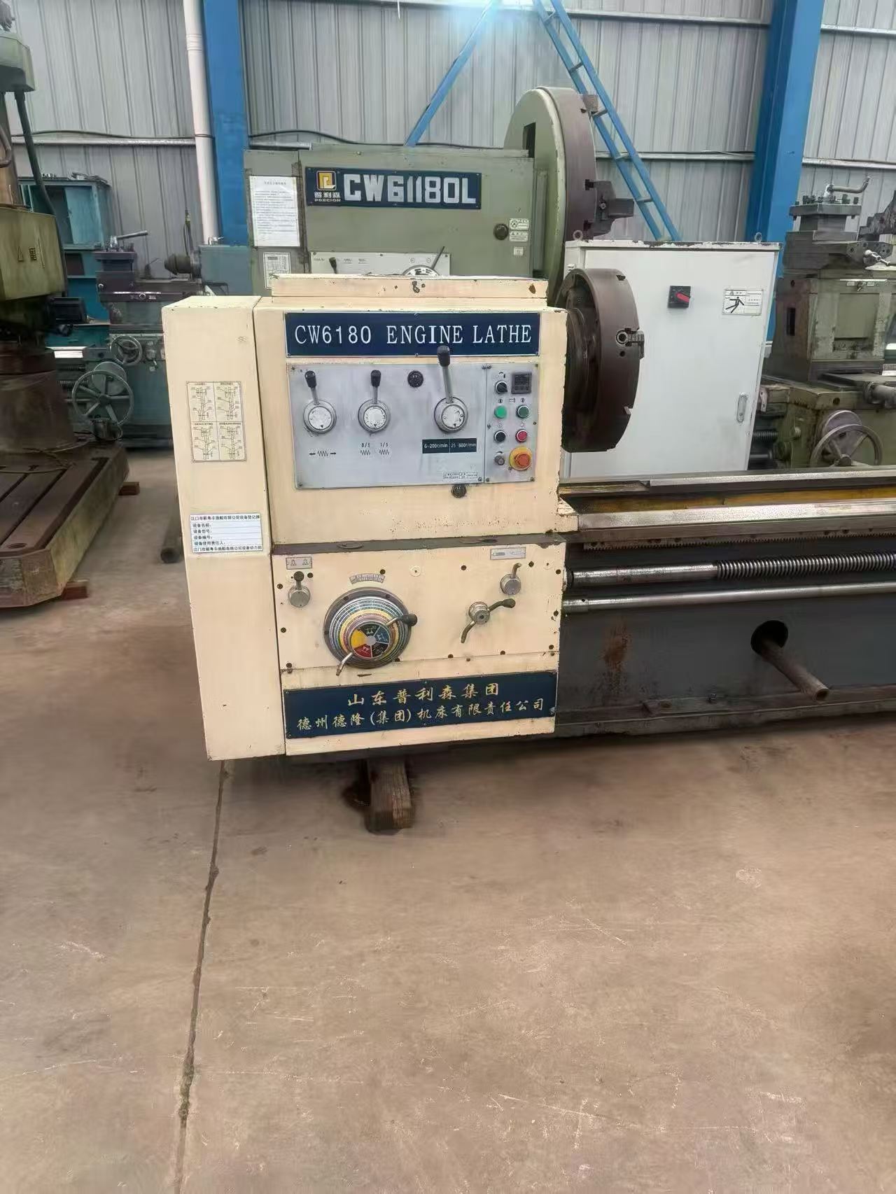 Used PRECISION CW 6180 x 8 m Lathe (2012) for Sale photo 4