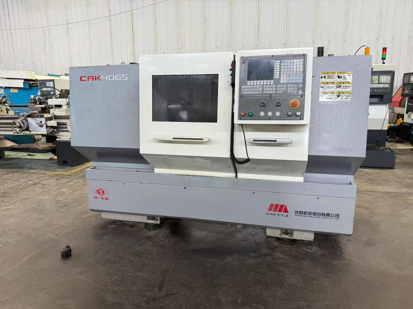 Shenyang 4065 CNC Lathe with Hydraulic Chuck and GSK Control