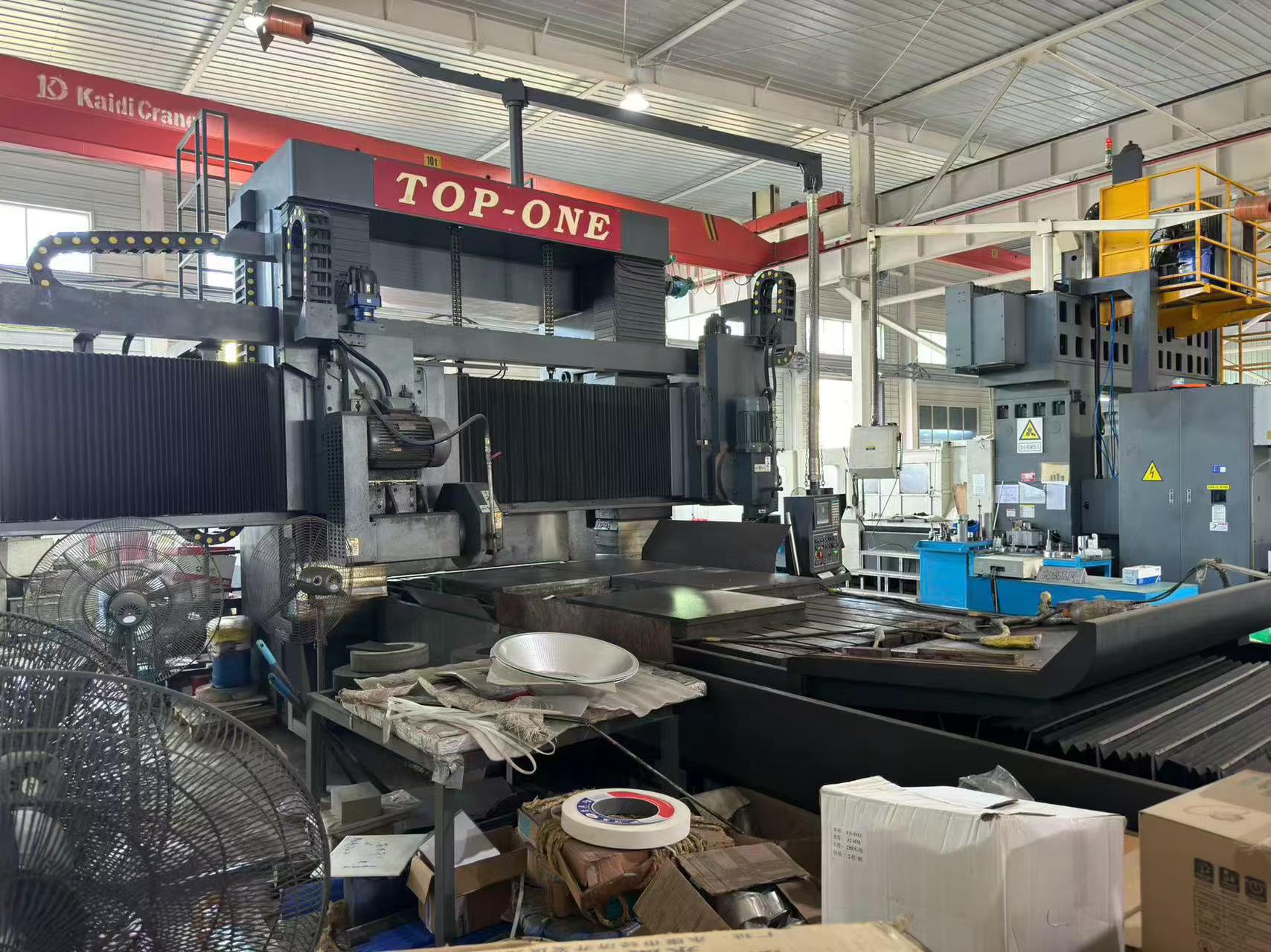 Used TOPWELD GL 2204 CNC Gantry Grinder with SYNTEC