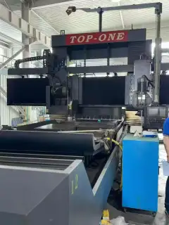Used TOPWELD GL 2204 CNC Gantry Grinder with SYNTEC photo 3