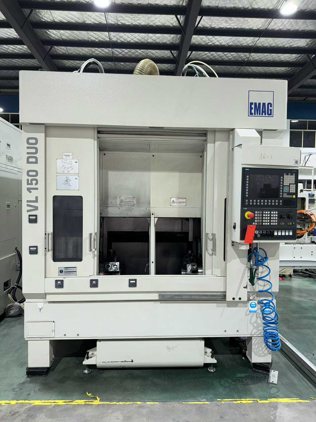 Used EMAG VL 150 DUO Dual-Spindle CNC Vertical Pick-Up Lathe photo 2